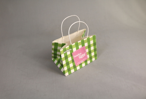 白色圆形纸把手